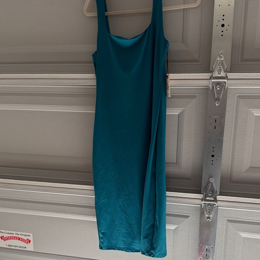 Sincerely Jules Teal Midi Dress